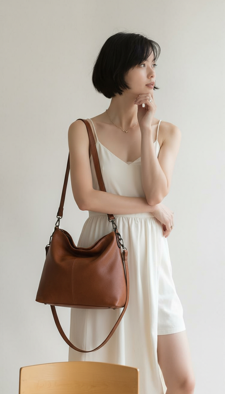 Women’s Bucket Bag | PU Leather Shoulder Bag | Summer 2026 Style