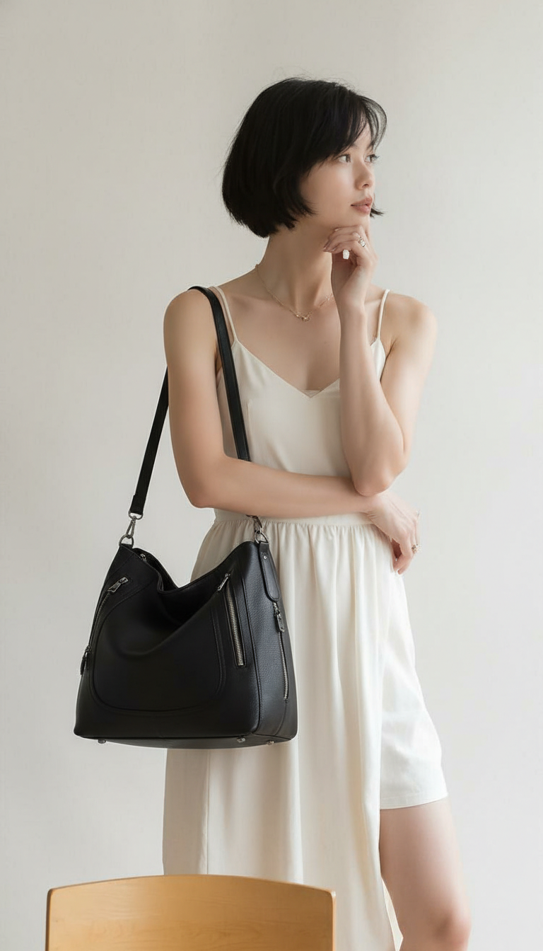 Women’s Bucket Bag | PU Leather Shoulder Bag | Summer 2026 Style