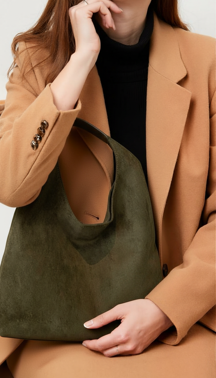 Tote Bag – Vertical Square, Stitch Detail, Magnetic Clasp
