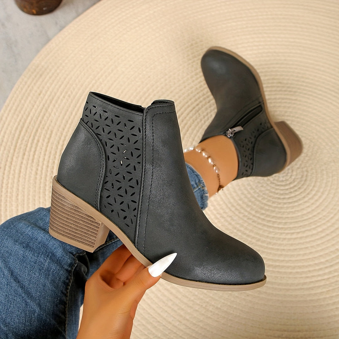 Amara | Women's Orthopedic Side Zip Ankle Boots