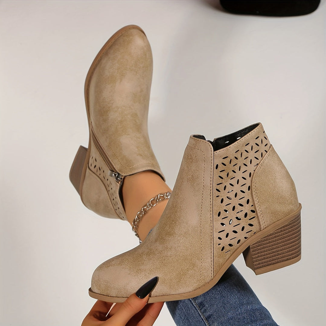 Amara | Women's Orthopedic Side Zip Ankle Boots