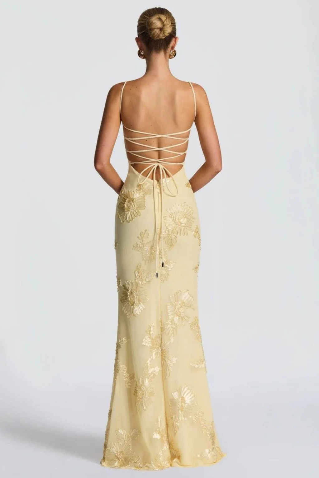 Aveline | Women's Wedding Guest Floral Corset Maxi-Dress