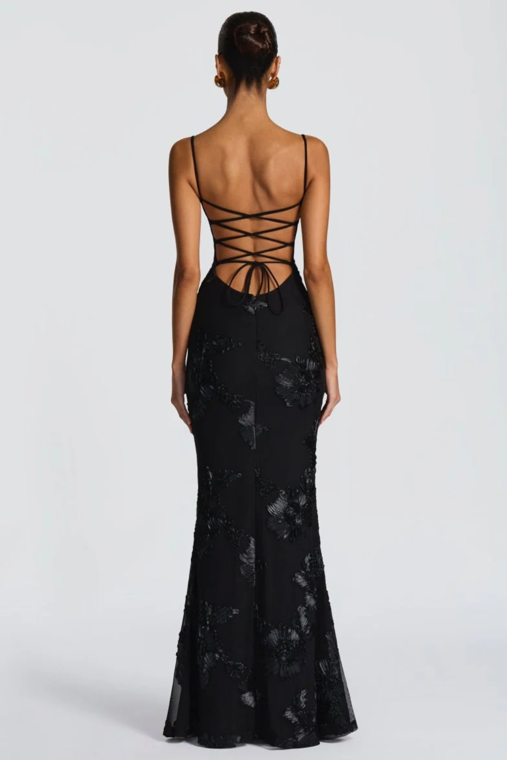 Aveline | Women's Wedding Guest Floral Corset Maxi-Dress
