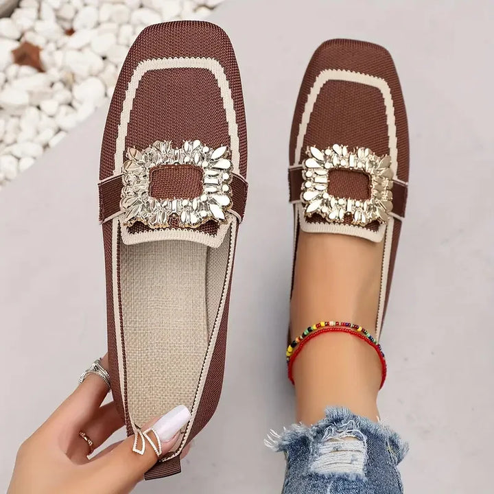 Beatrice | Women's Orthopedic Square Toe Slip-On Loafers