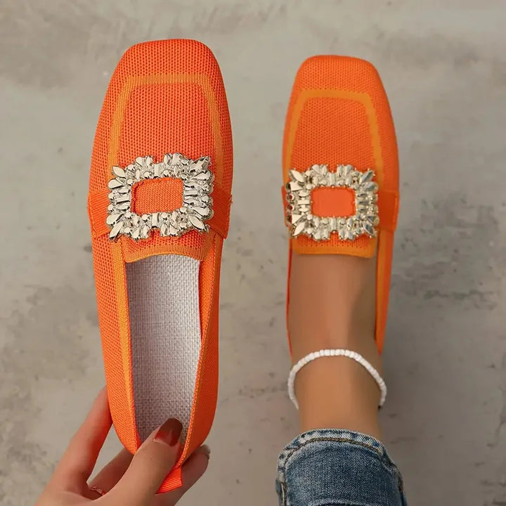 Beatrice | Women's Orthopedic Square Toe Slip-On Loafers
