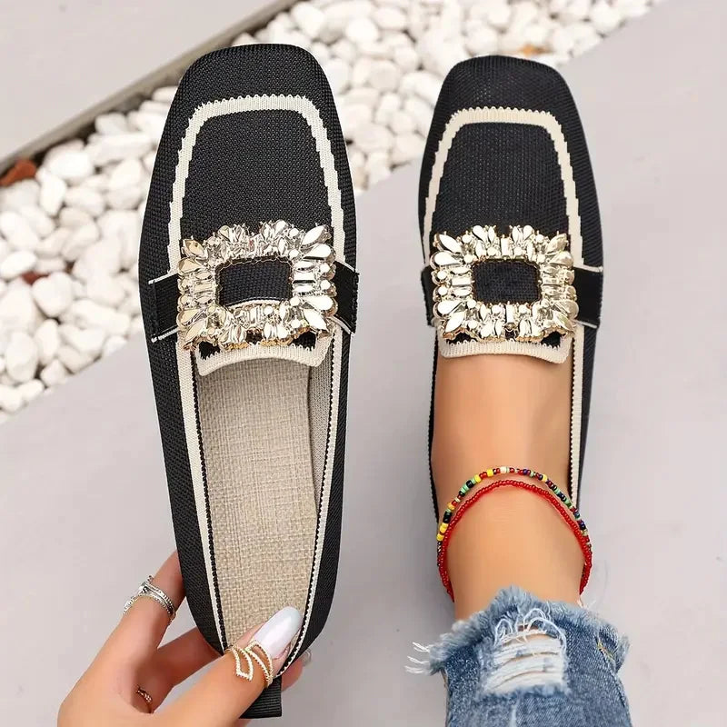 Beatrice | Women's Orthopedic Square Toe Slip-On Loafers