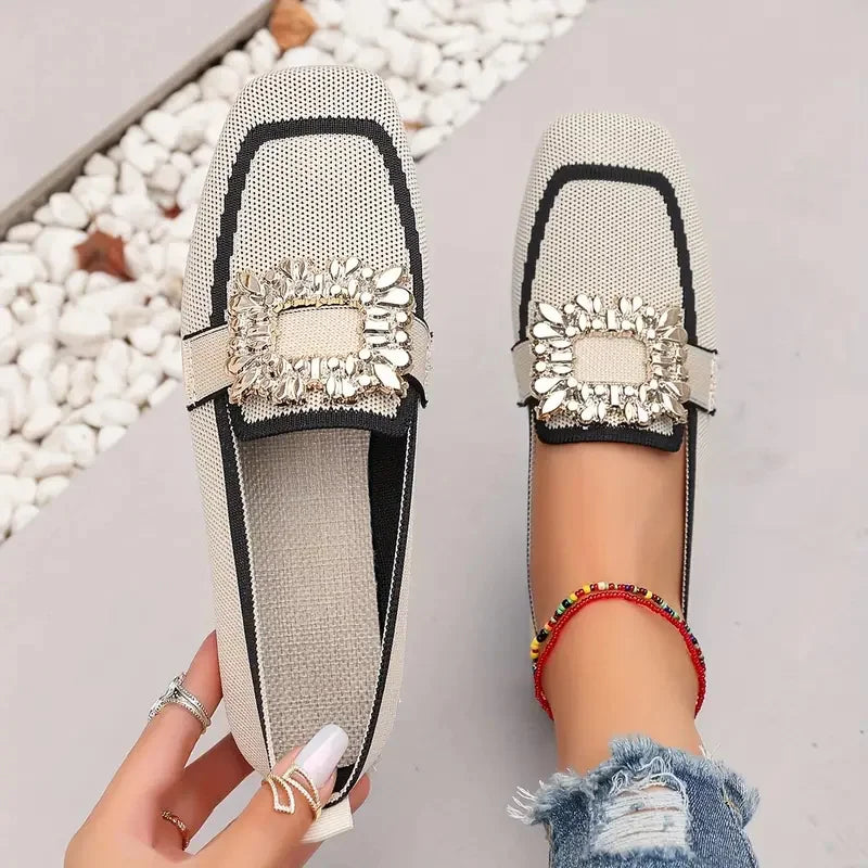 Beatrice | Women's Orthopedic Square Toe Slip-On Loafers