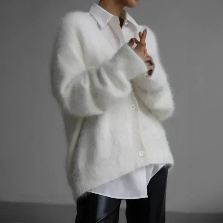 Beatrix | Women's Oversized V-Neck Long Sleeve Cardigan