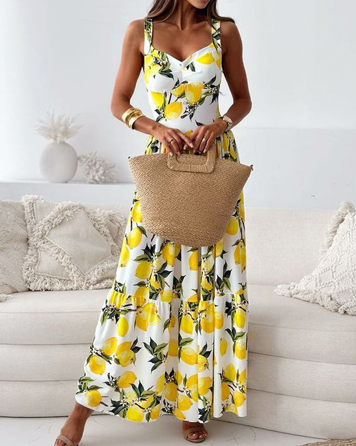 Bianca | Women's Summer Maxi Beach Dress Wide Straps