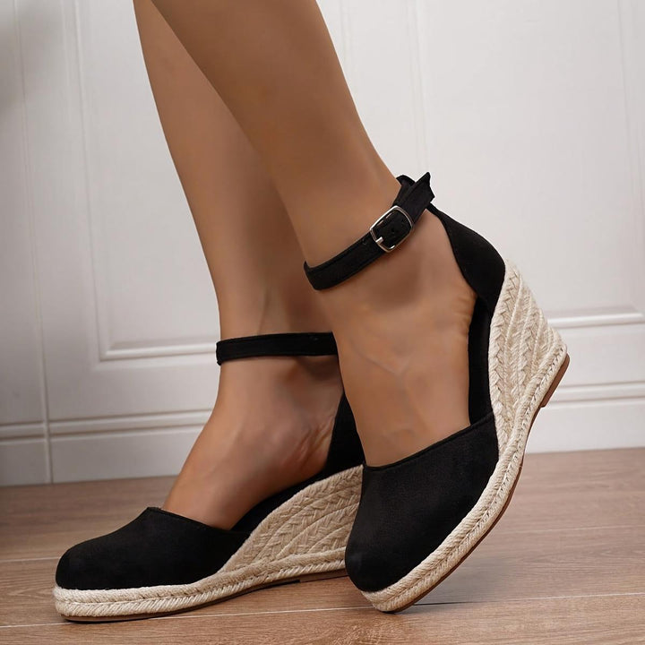 Charlotte | Women's Orthopedic Ankle Strap Wedge Sandals