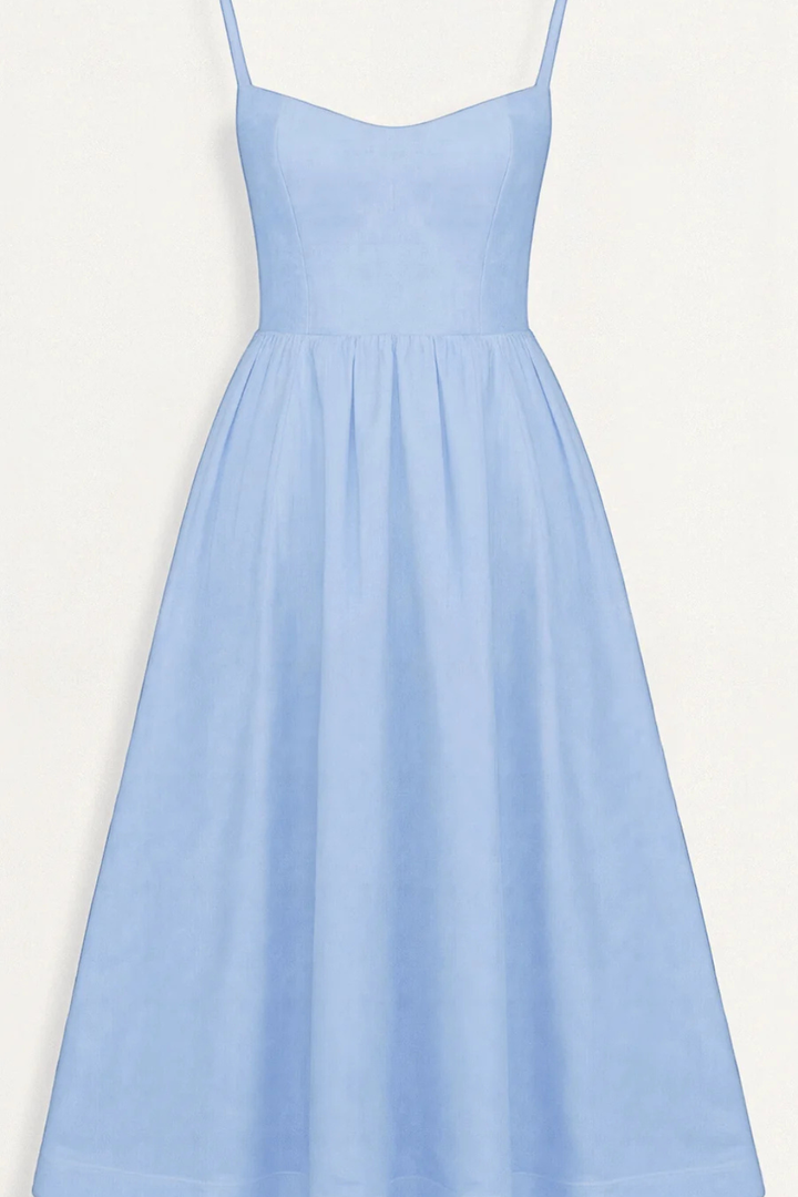 Clara | Women's Wedding Guest Ascot Style A-Line Midi-Dress