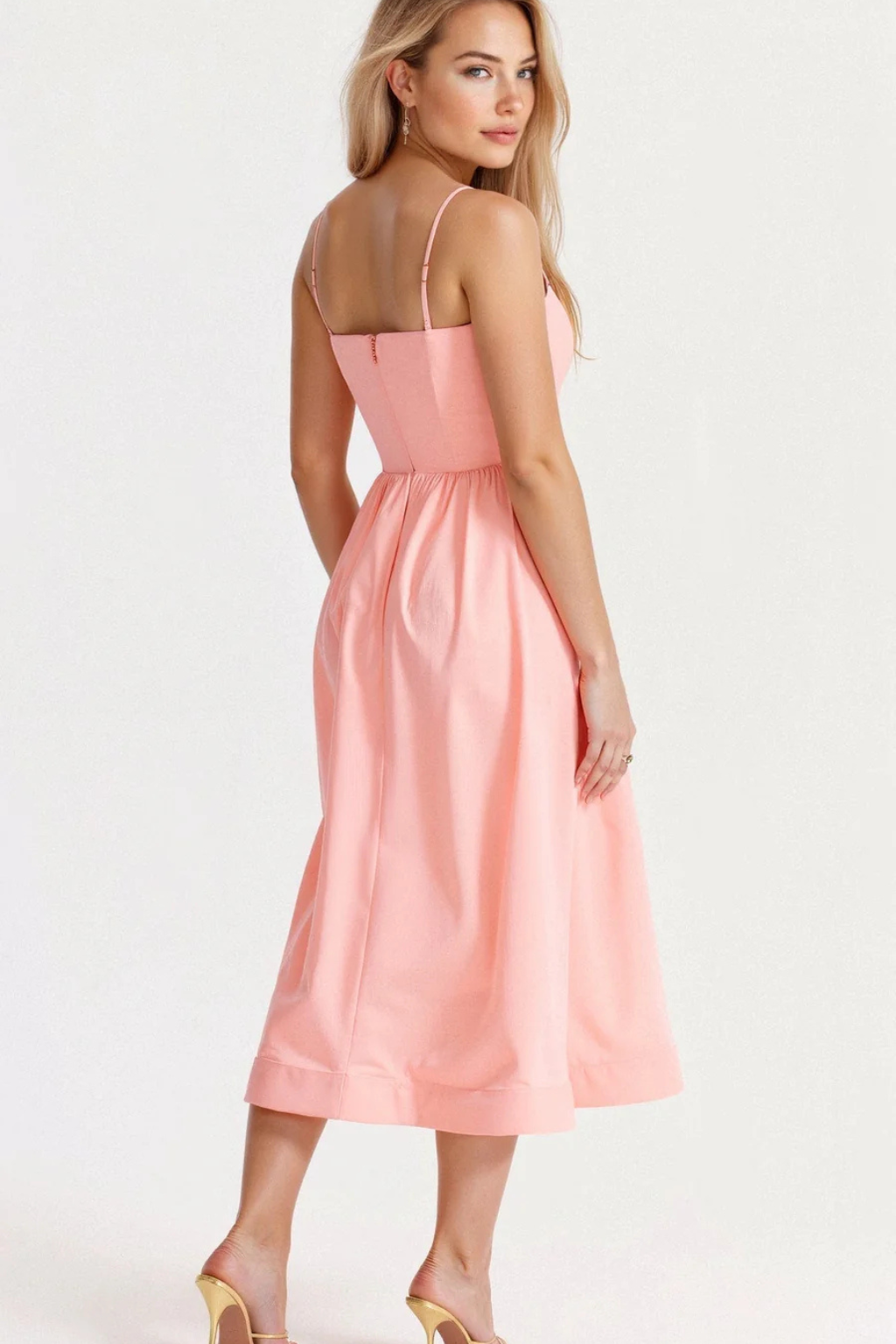Clara | Women's Wedding Guest Ascot Style A-Line Midi-Dress