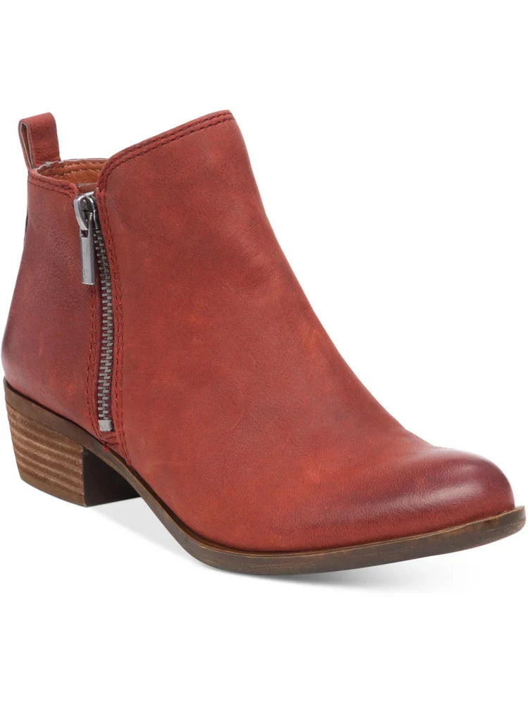 Clara | Women's Orthopedic Side Zip Block Heel Ankle Boots