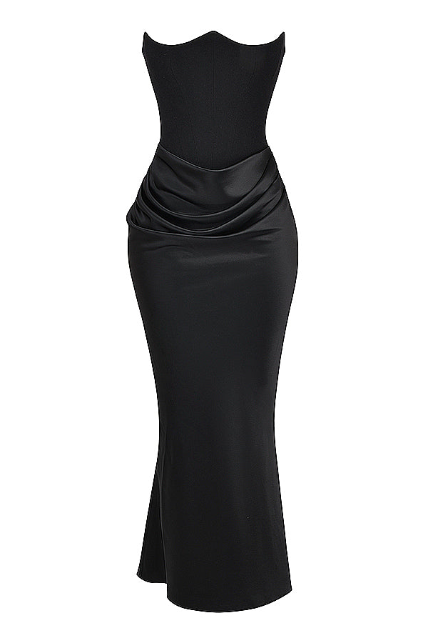 Constance | Women's Wedding Guest Off Shoulder Maxi Dress