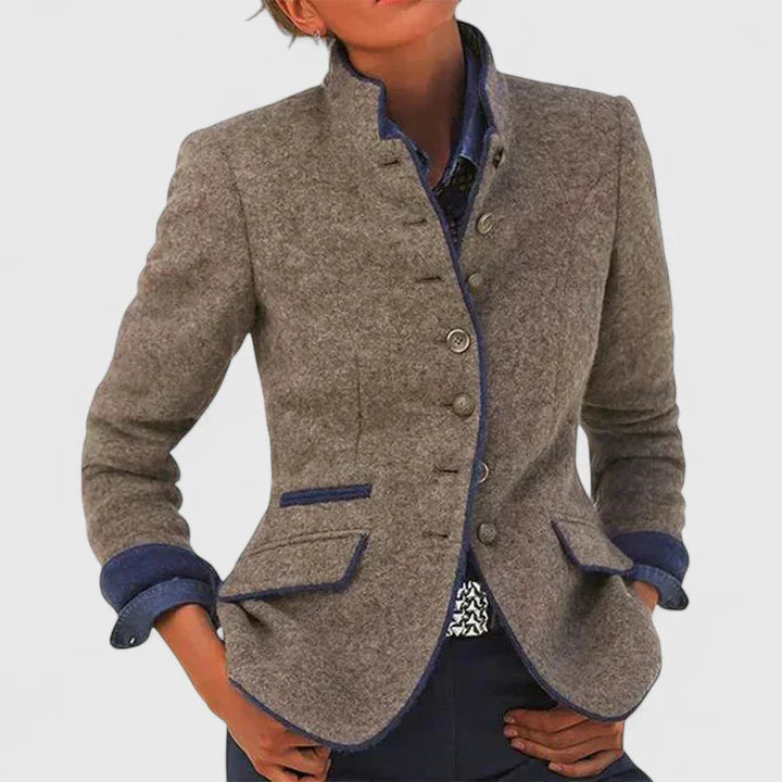 Constance | Women's Military Equestrian Stand Collar Blazer