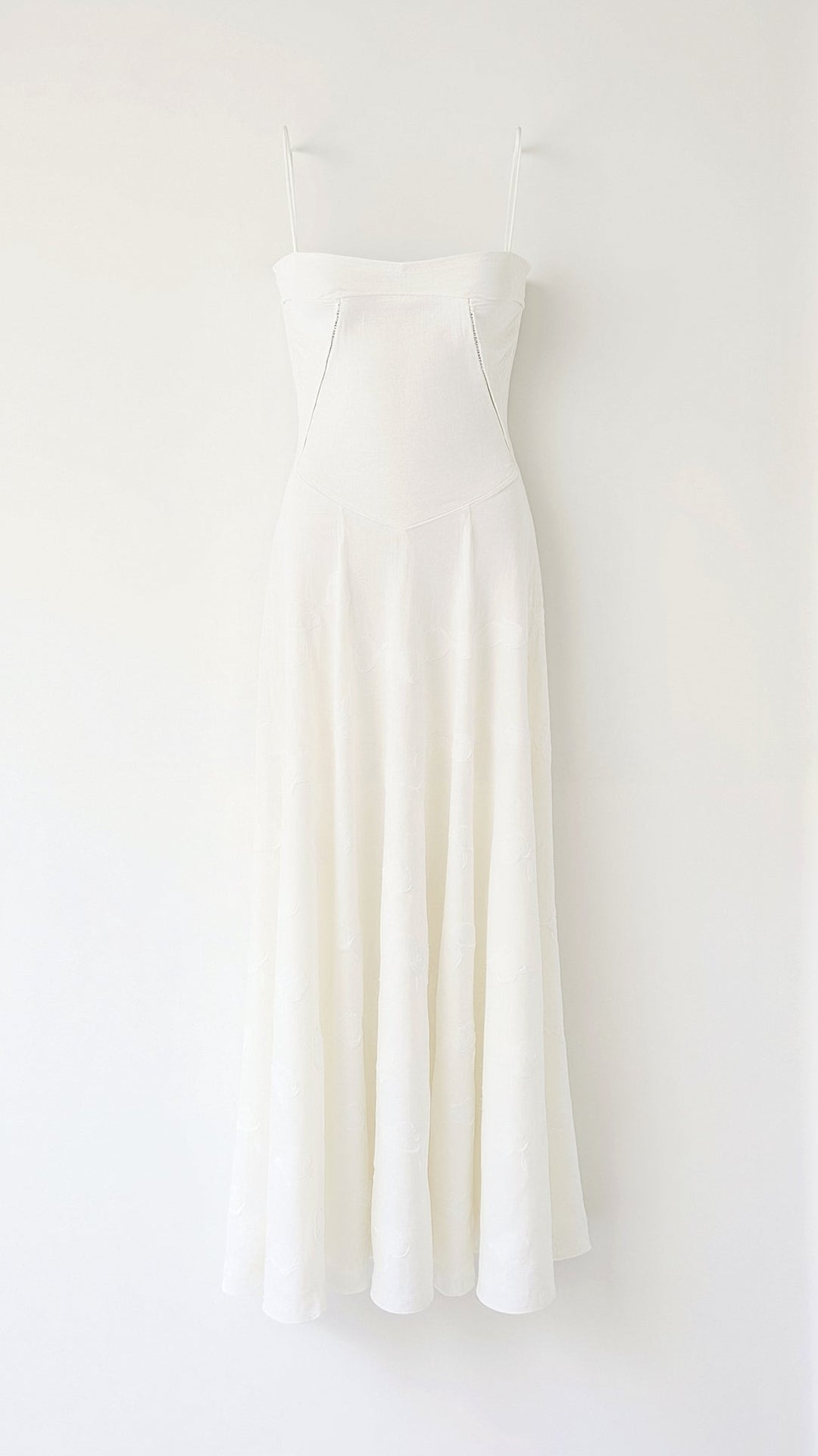 Cressida | Women's Floral Jacquard Corset Slip Maxi Dress