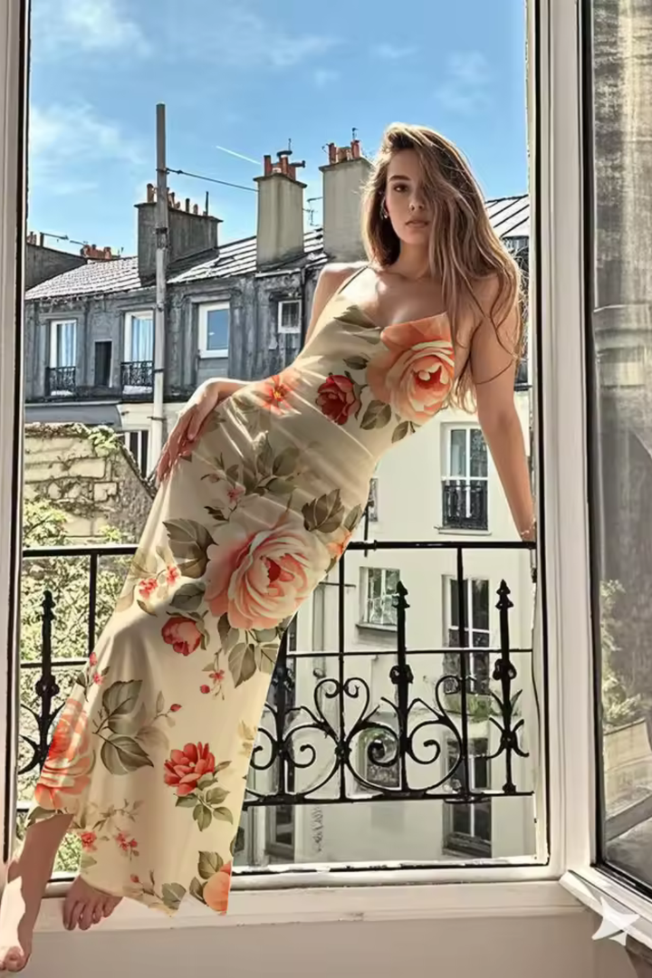 Elara | Women's Wedding Guest Maxi Summer Dress