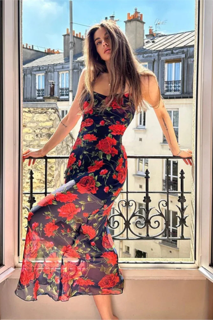 Elara | Women's Wedding Guest Maxi Summer Dress