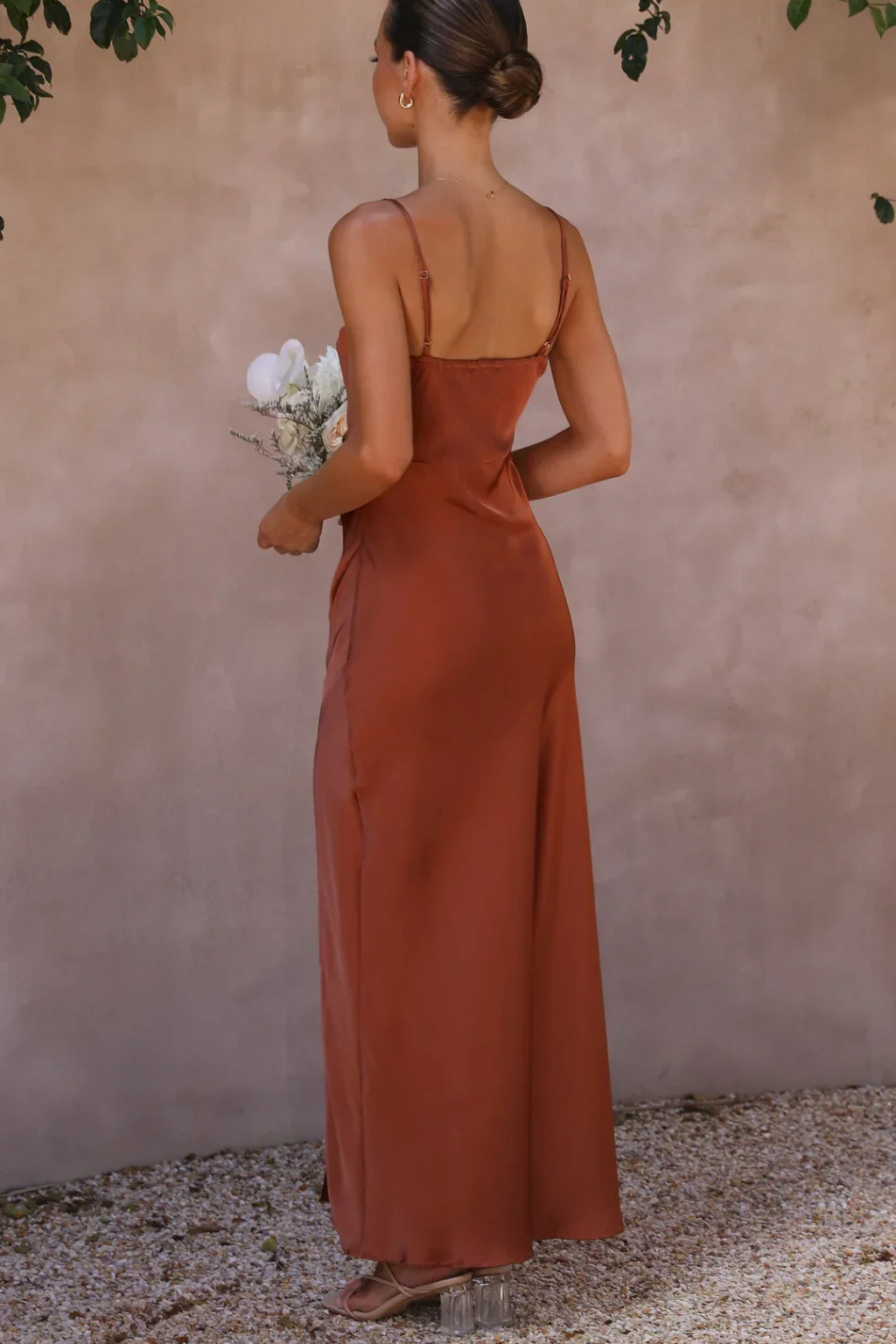 Eleanor | Elegant Women's Wedding Guest Square Neck Midi-Dress