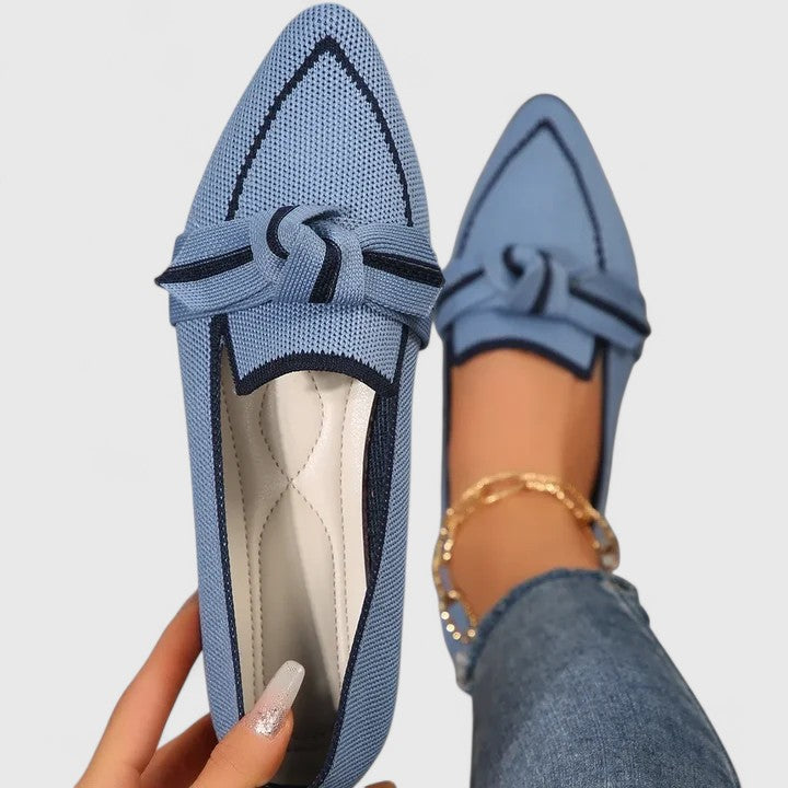 Eleanor | Women's Orthopedic Pointed Toe Knot Loafers