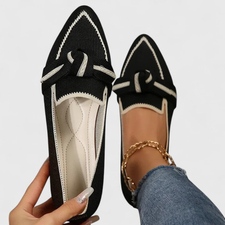 Eleanor | Women's Orthopedic Pointed Toe Knot Loafers