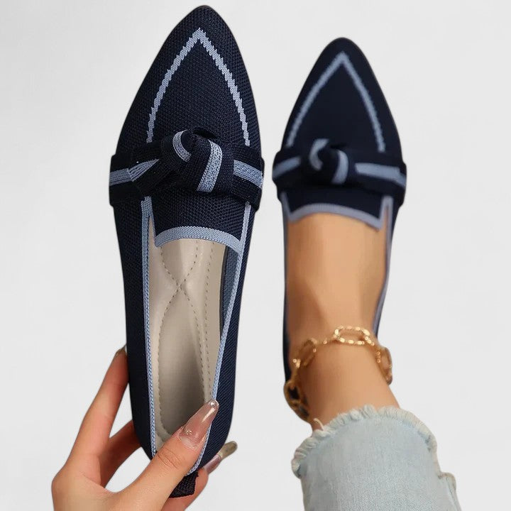 Eleanor | Women's Orthopedic Pointed Toe Knot Loafers