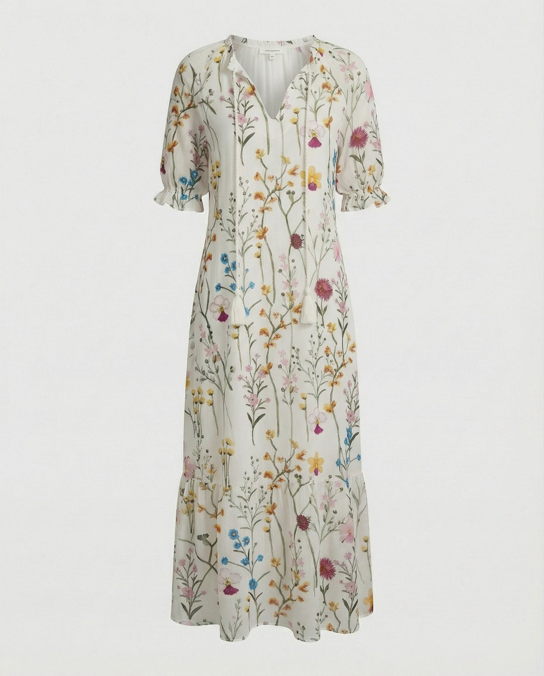 Elena | Elegant Women's Wedding Guest Floral Summer Maxi Dress
