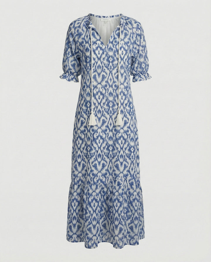 Elena | Elegant Women's Wedding Guest Floral Summer Maxi Dress
