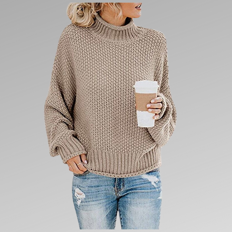 Eliza | Women's Oversized Turtleneck Long Sleeve Jumper