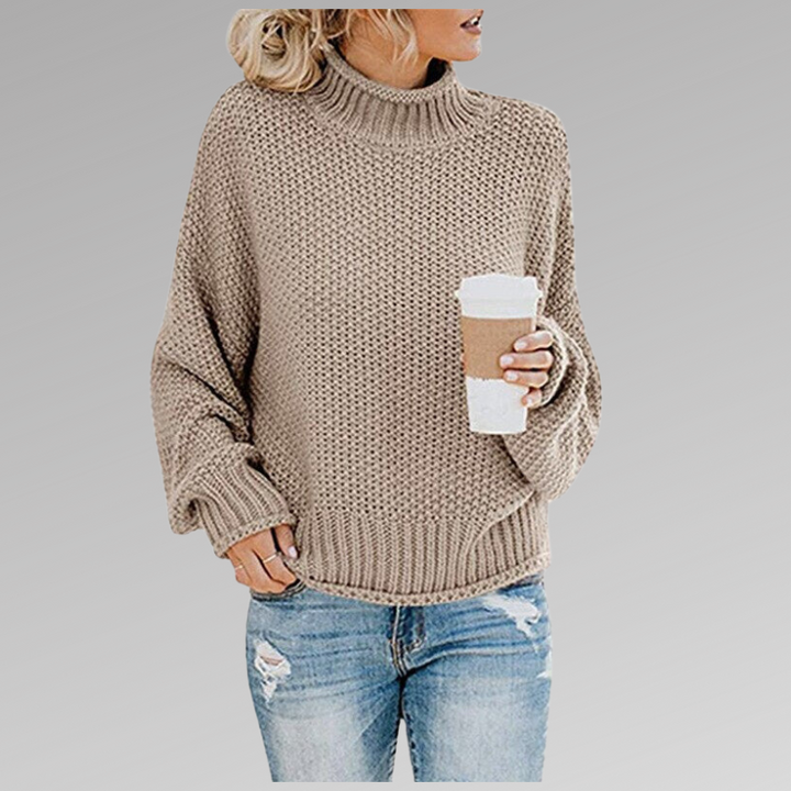 Eliza | Women's Oversized Turtleneck Long Sleeve Jumper