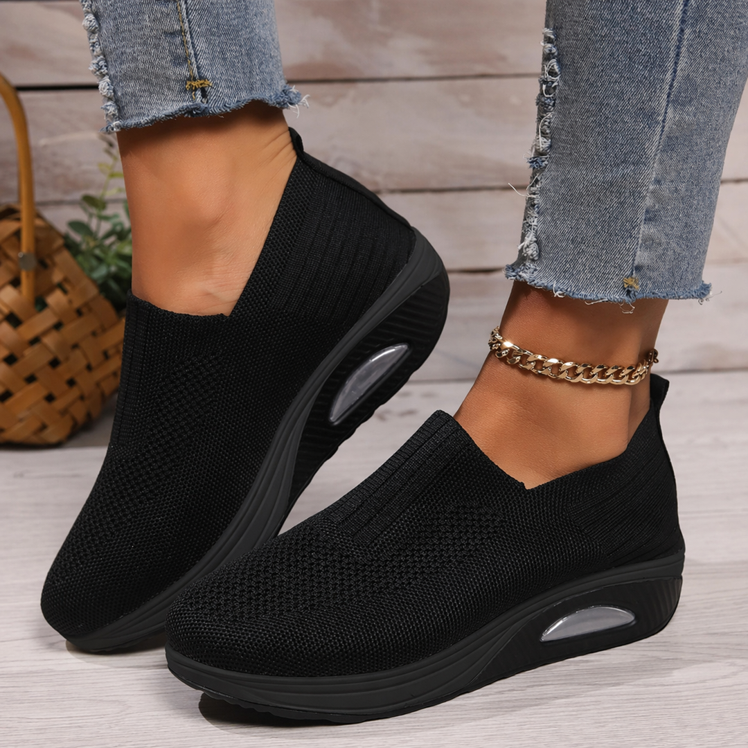 Elsie | Women's Orthopedic Slip-On Cushioned Platform Trainers