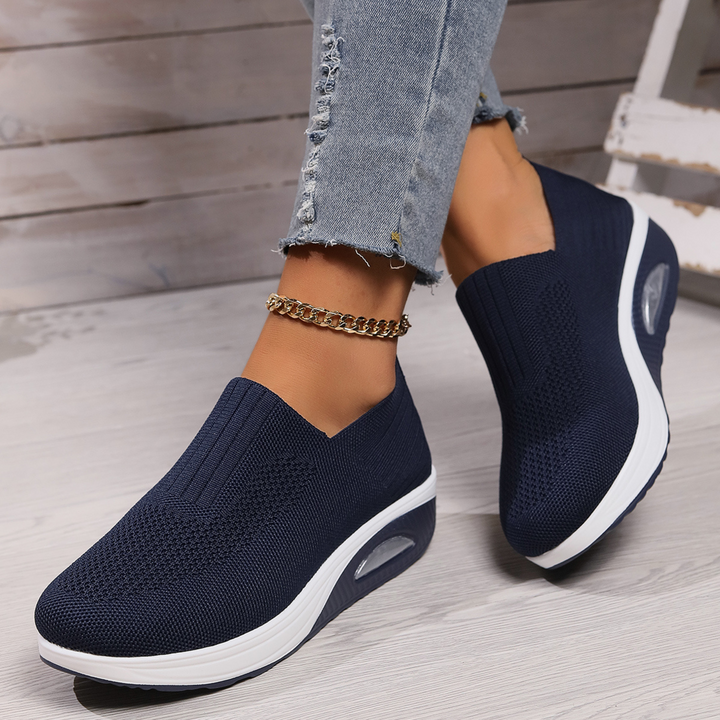 Elsie | Women's Orthopedic Slip-On Cushioned Platform Trainers