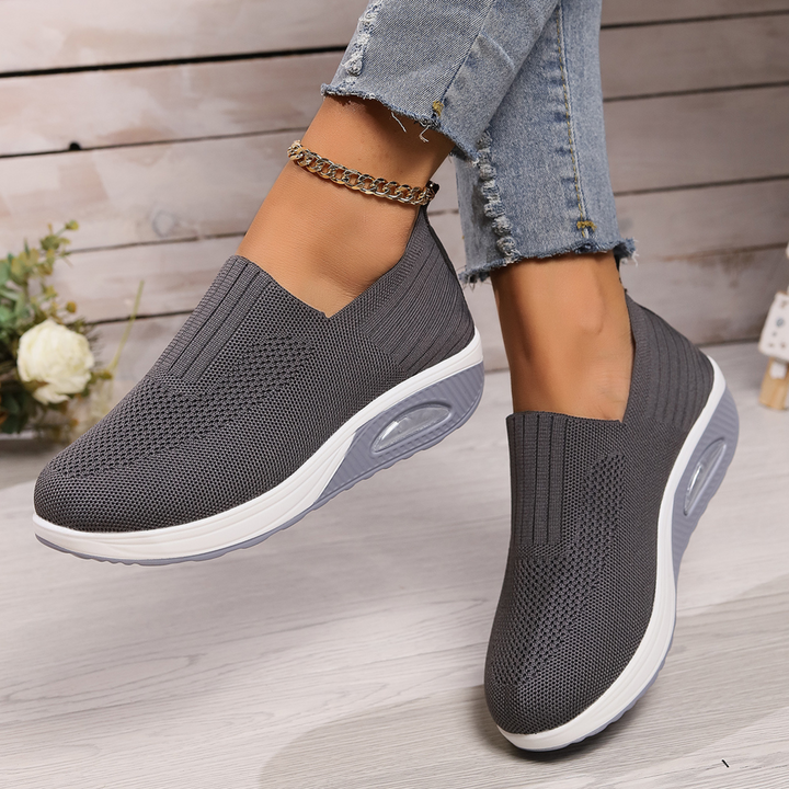 Elsie | Women's Orthopedic Slip-On Cushioned Platform Trainers