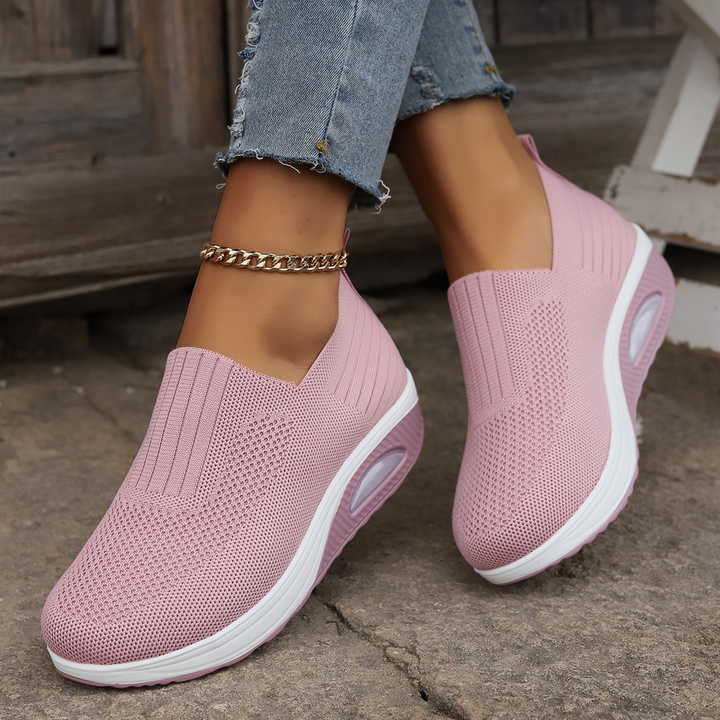 Elsie | Women's Orthopedic Slip-On Cushioned Platform Trainers