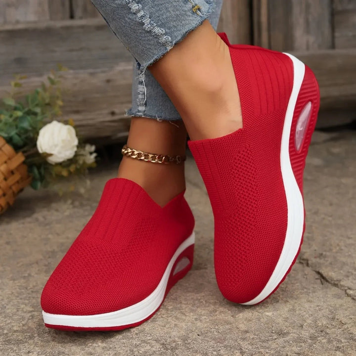 Elsie | Women's Orthopedic Slip-On Cushioned Platform Trainers