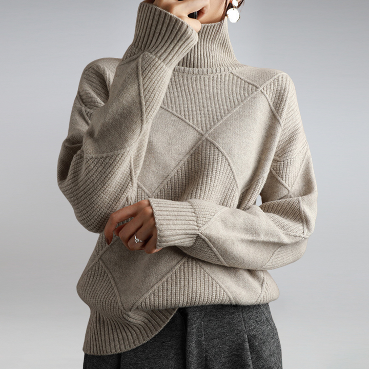 Florence | Women's Turtleneck Knit Jumper