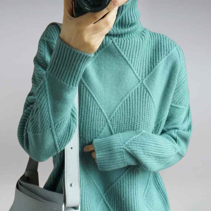 Florence | Women's Turtleneck Knit Jumper