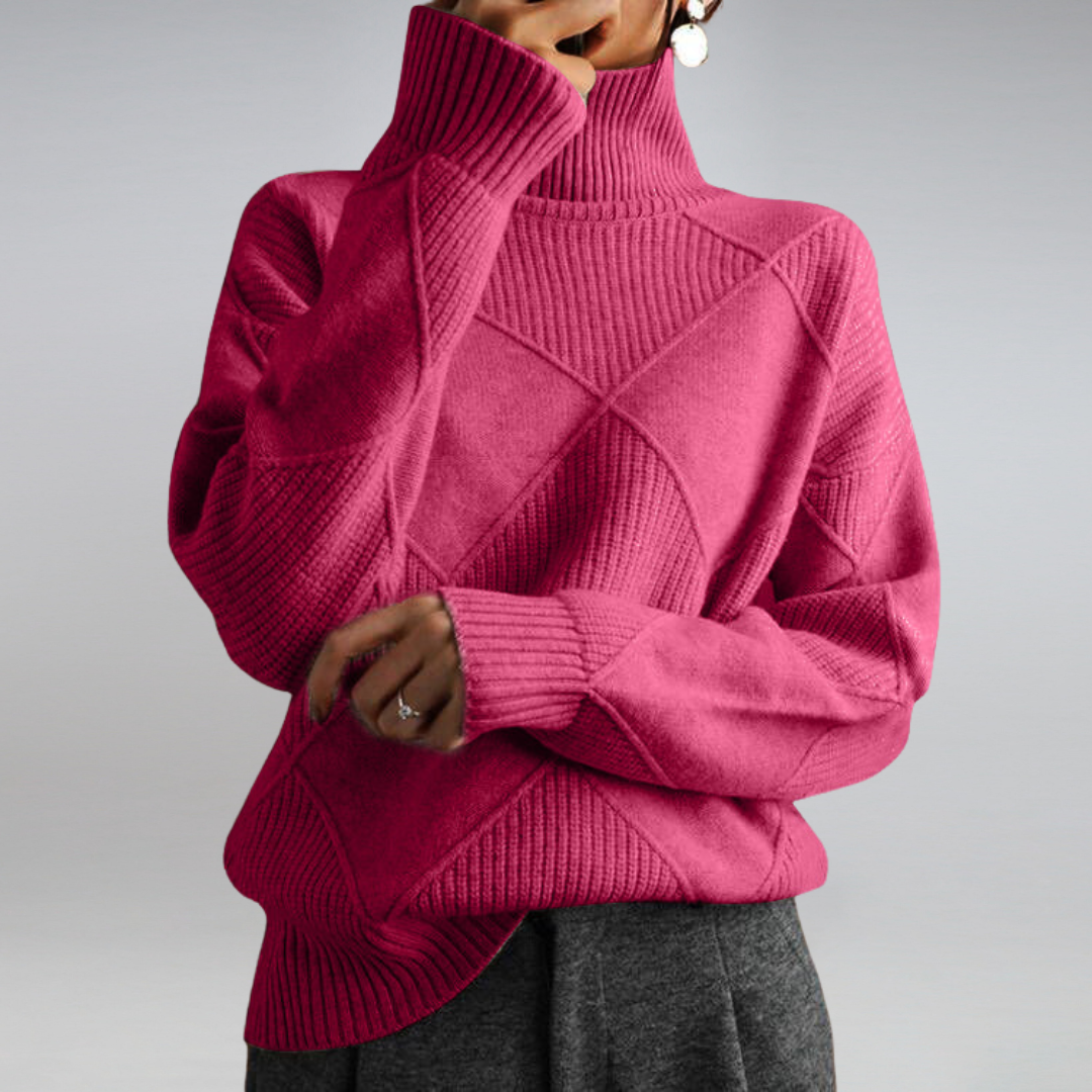 Florence | Women's Turtleneck Knit Jumper