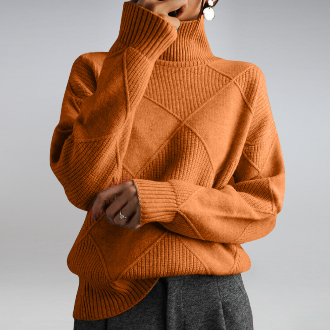 Florence | Women's Turtleneck Knit Jumper