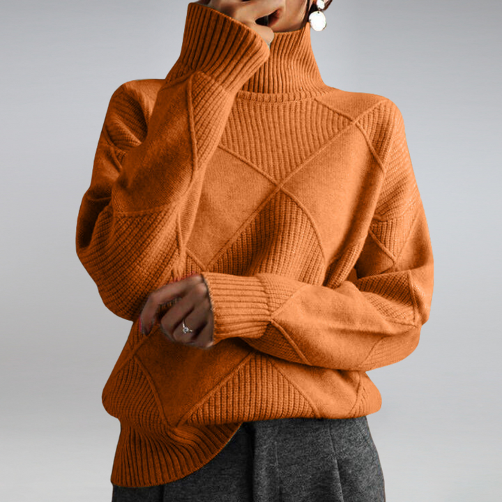 Florence | Women's Turtleneck Knit Jumper