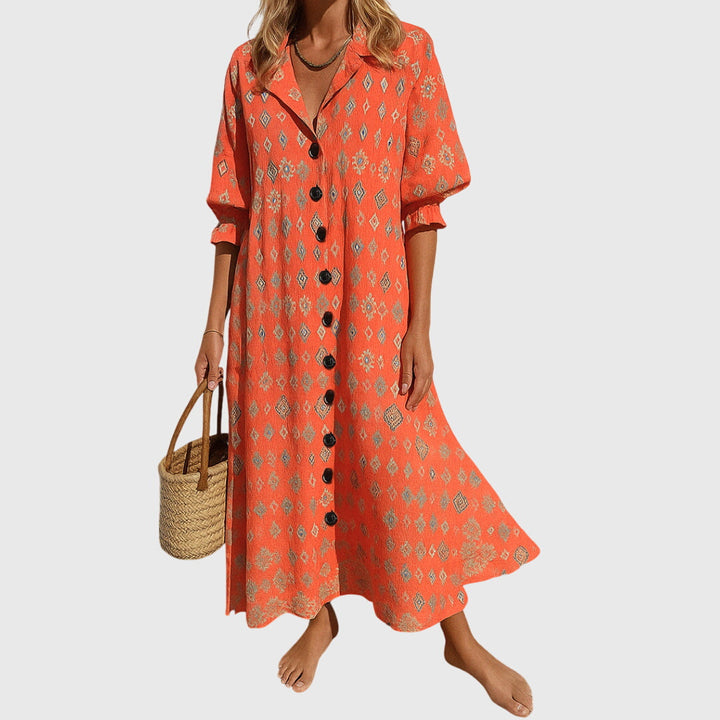 Florence | Women's Summer Dress Boho Beach Maxi Floral