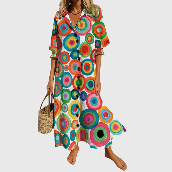 Florence | Women's Summer Dress Boho Beach Maxi Floral