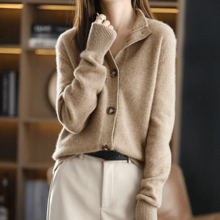 Freya | Women's Button Front Long Sleeve Cardigan