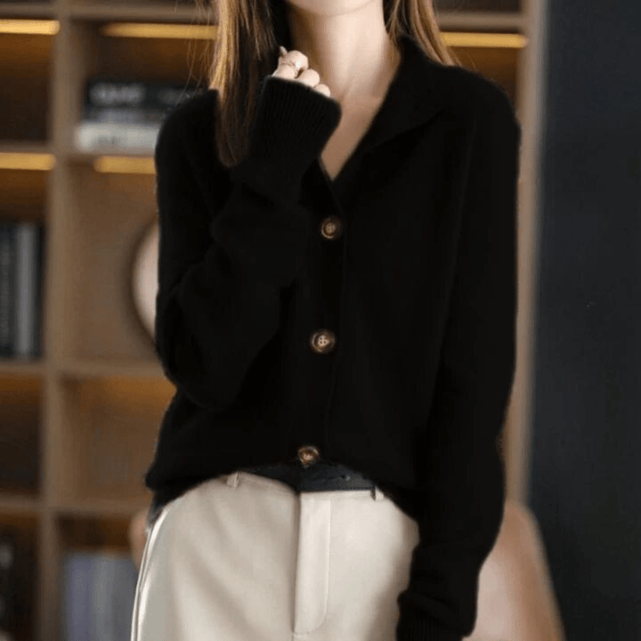Freya | Women's Button Front Long Sleeve Cardigan
