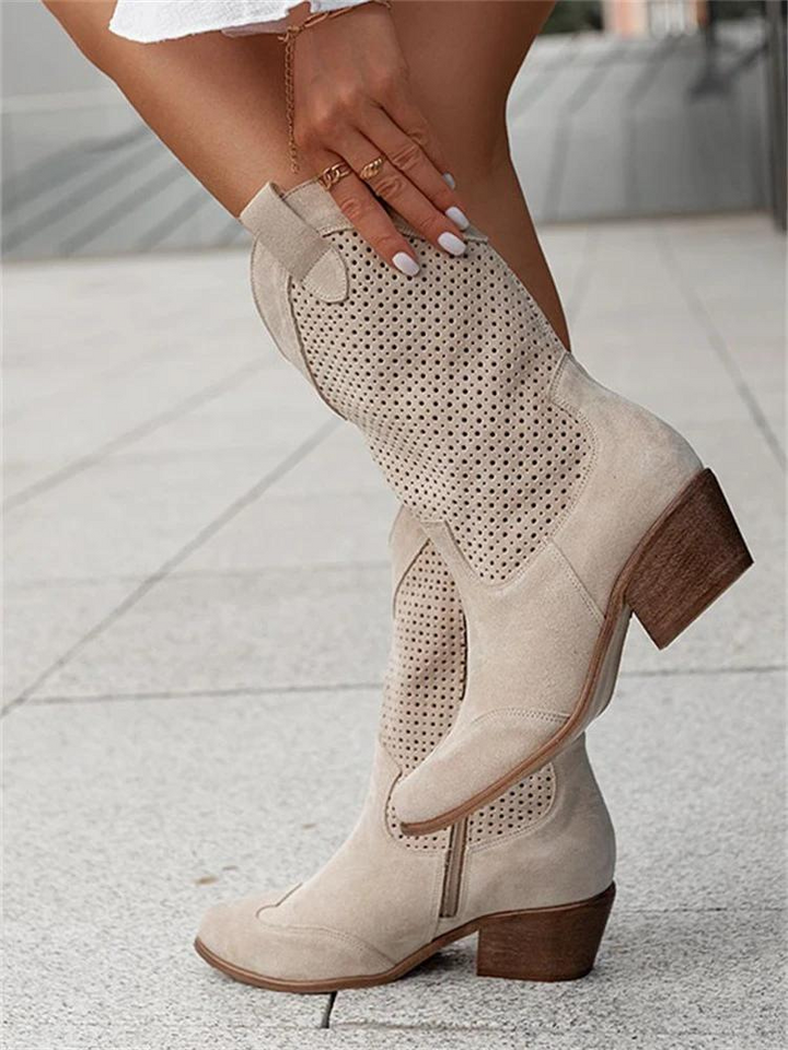 Freya | Women's Orthopedic Western Block Heel Ankle Boots