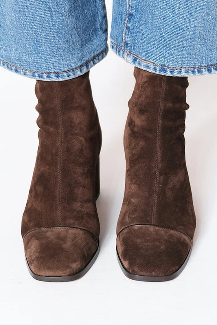 Georgia | Women's Orthopedic Toe Block Heel Boots