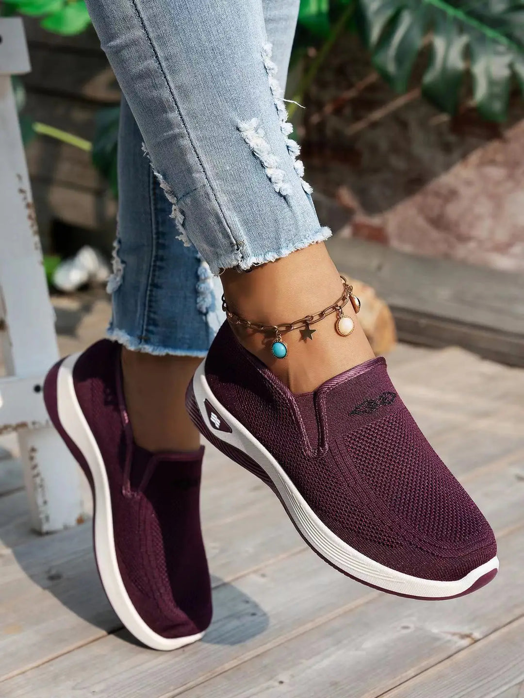 Isla | Women's Orthopedic Breathable Slip-On Trainers