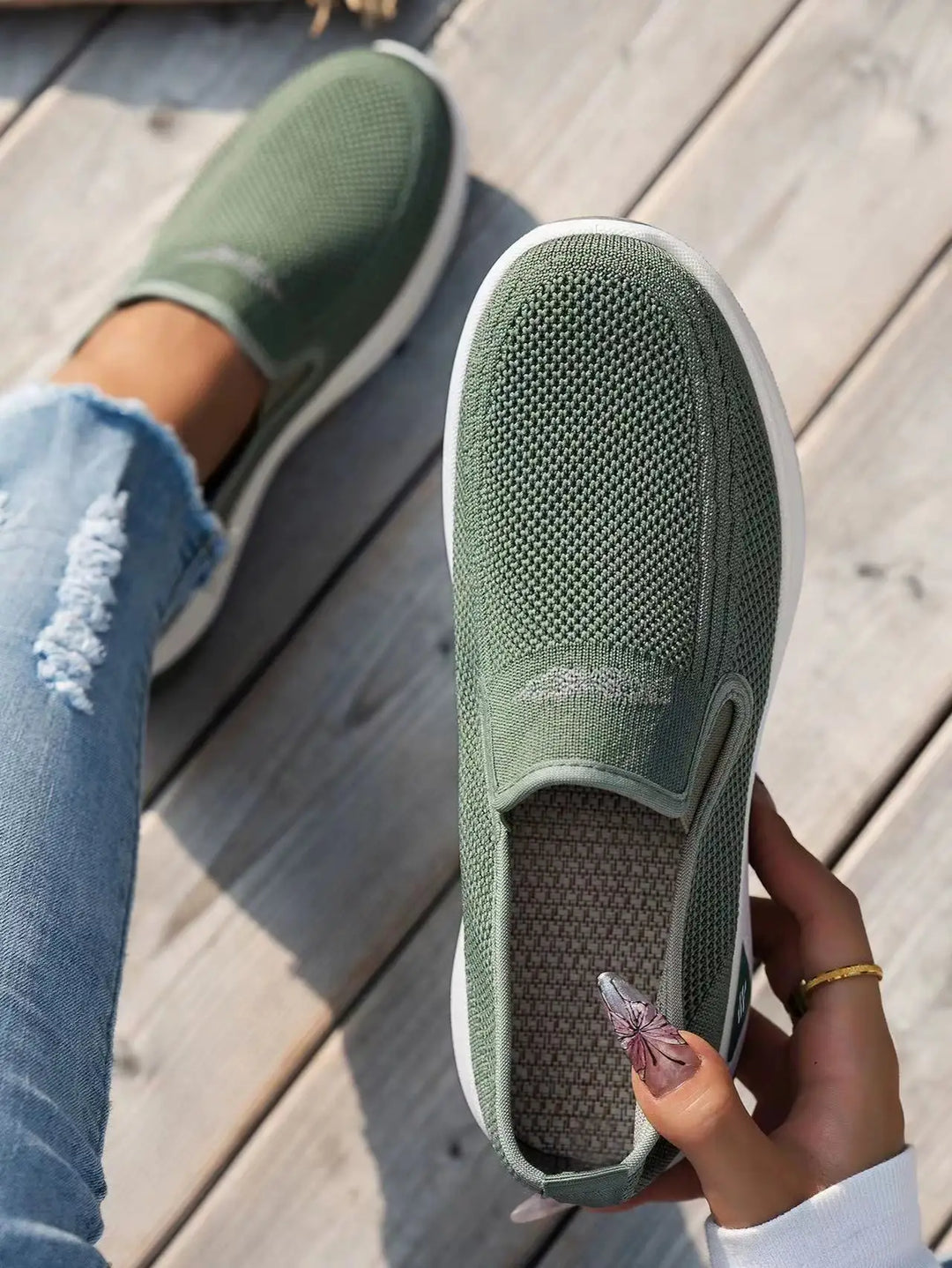 Isla | Women's Orthopedic Breathable Slip-On Trainers