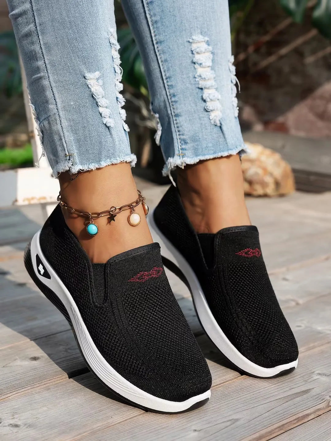 Isla | Women's Orthopedic Breathable Slip-On Trainers