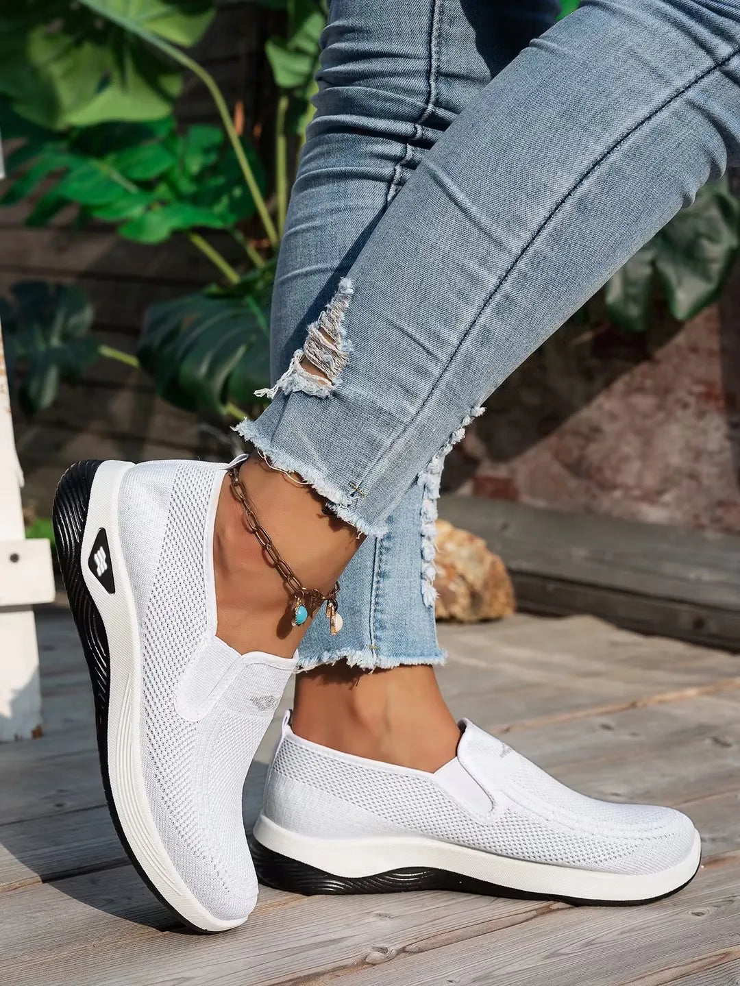 Isla | Women's Orthopedic Breathable Slip-On Trainers
